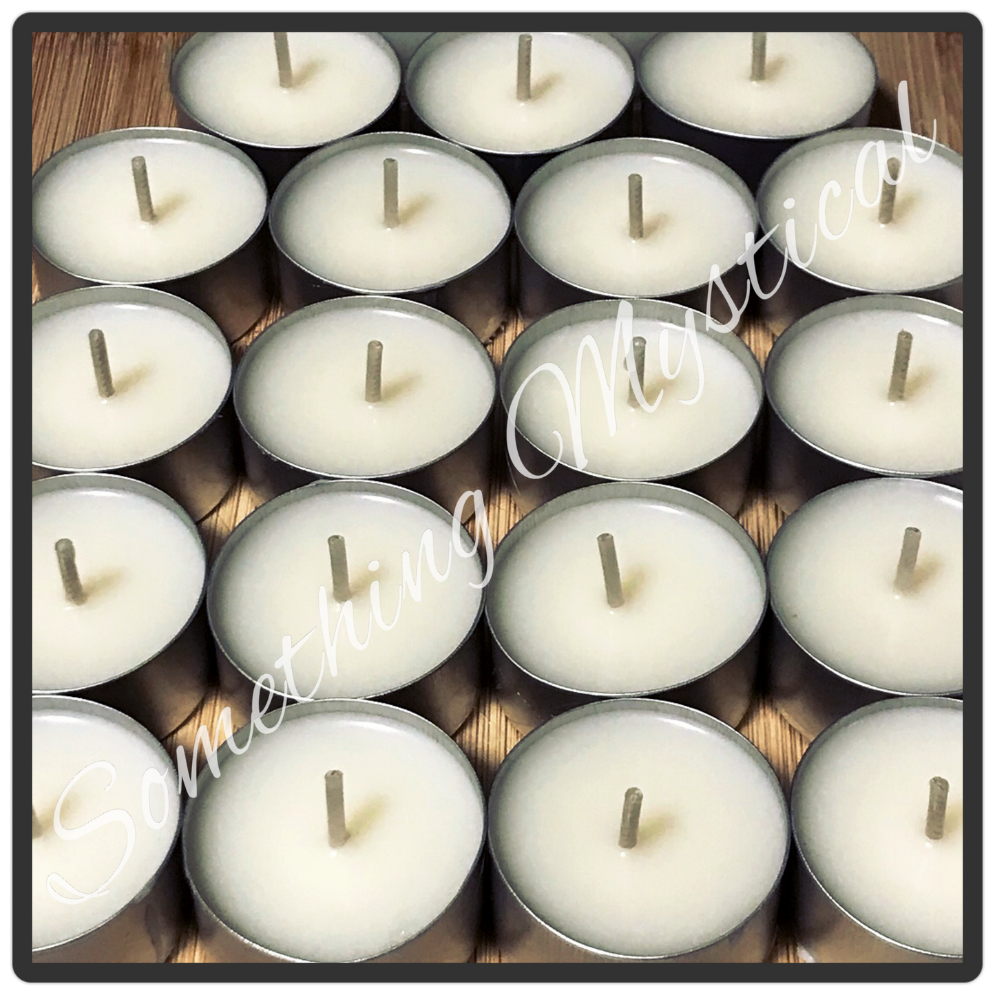 Tea Lights 10 pack - fragrance free - soy wax - aluminium cup