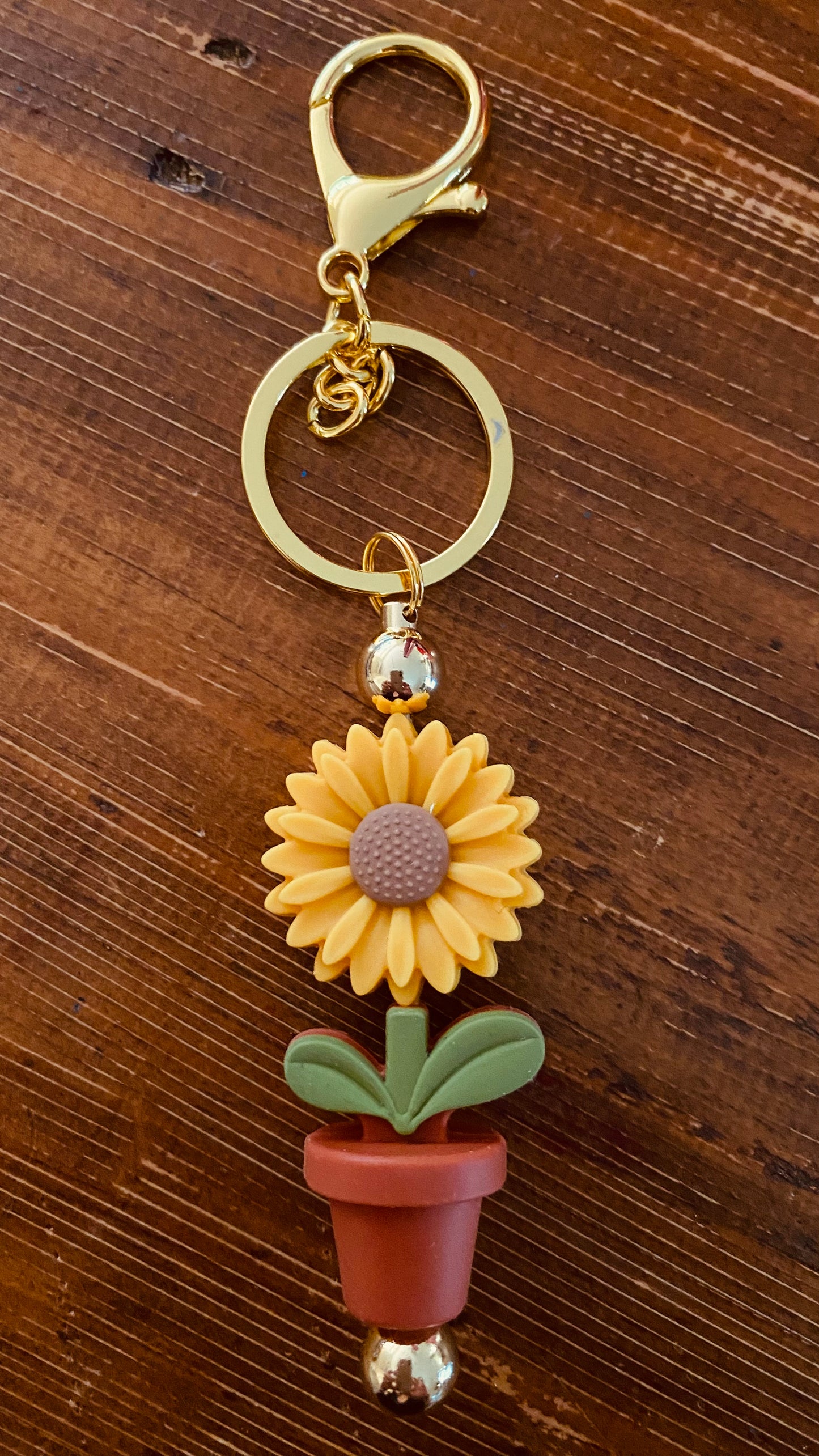 Key Ring - Flower Pot