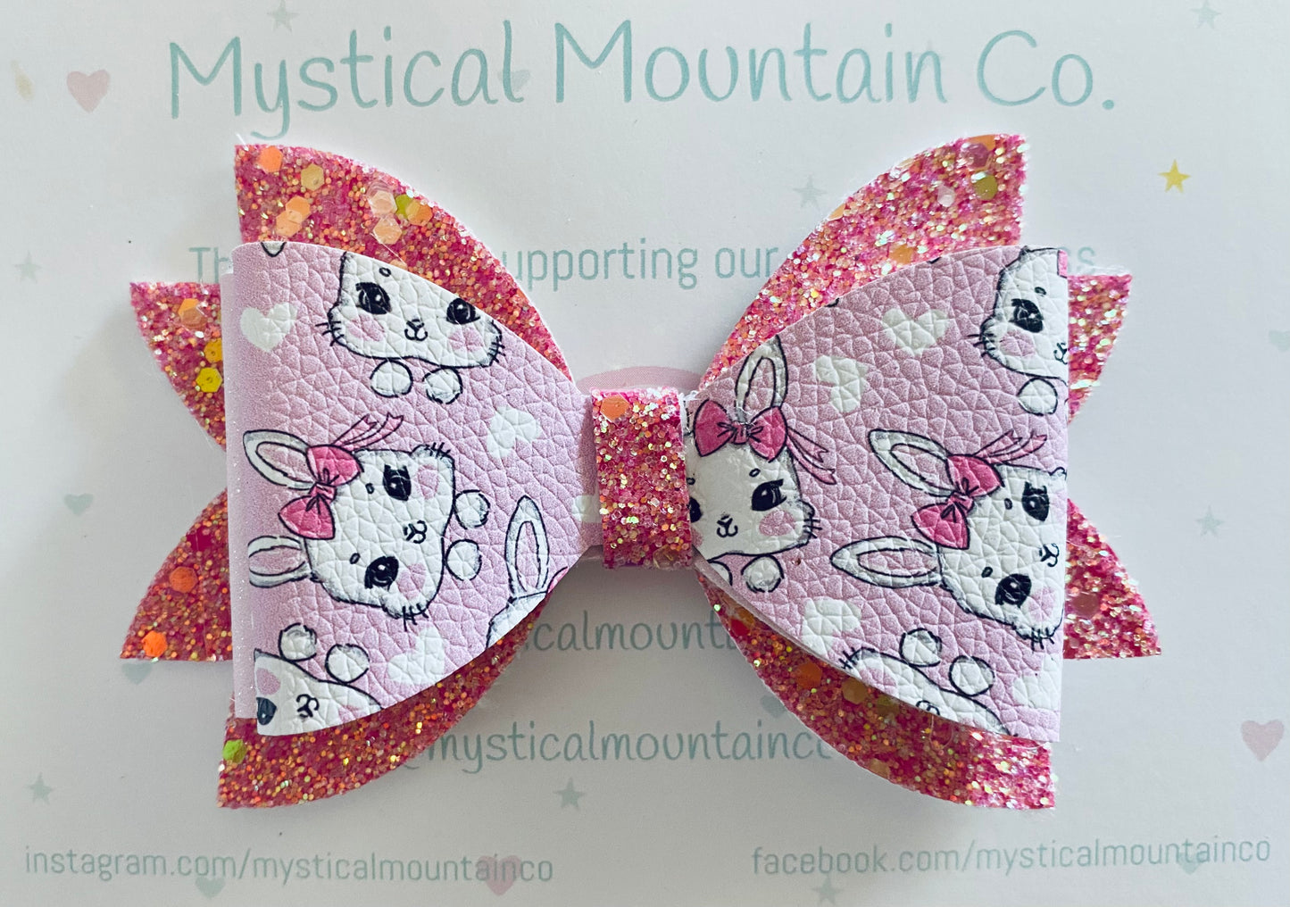 Bow (triple layer) - Bunny