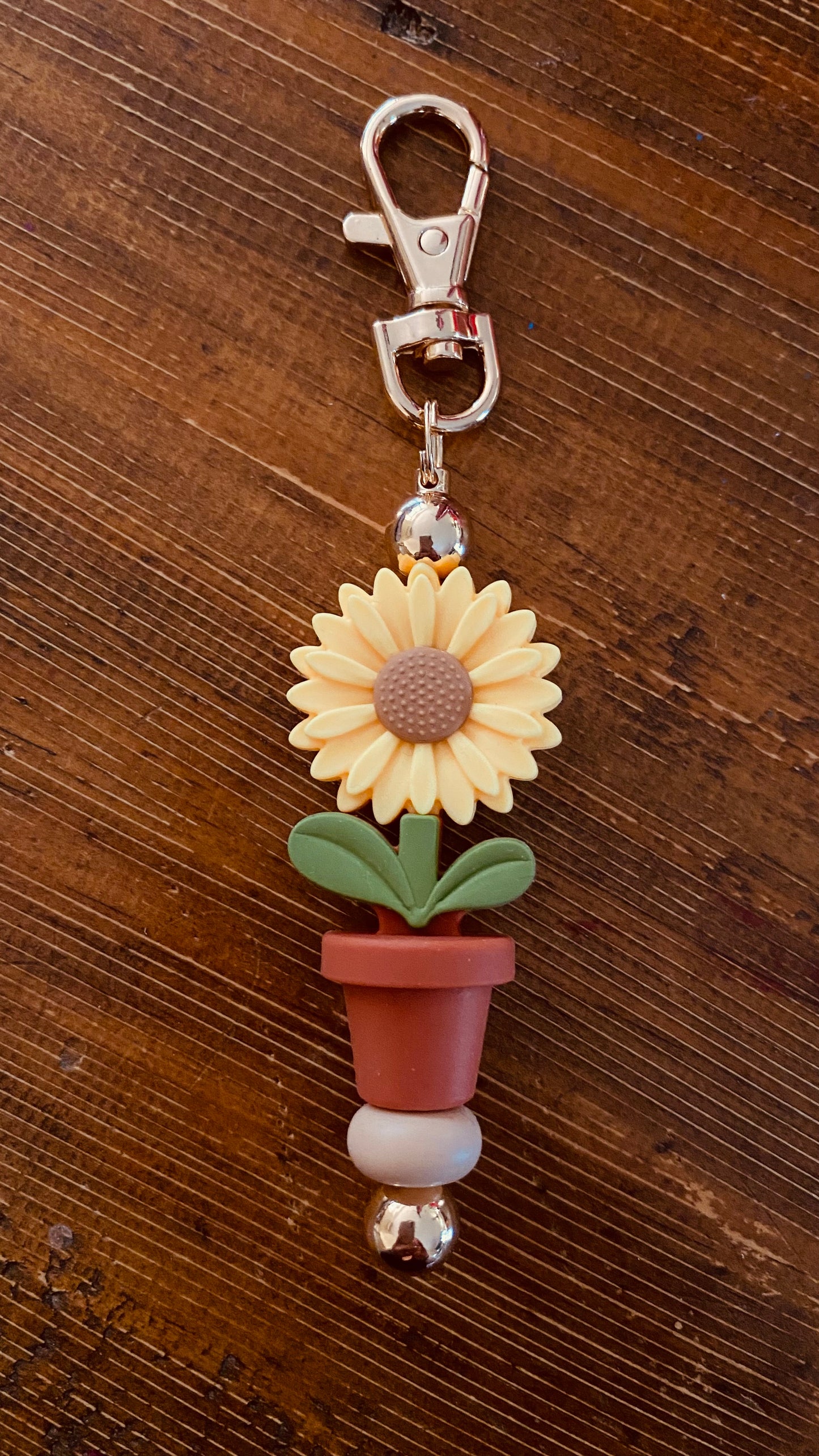 Key Ring - Flower Pot