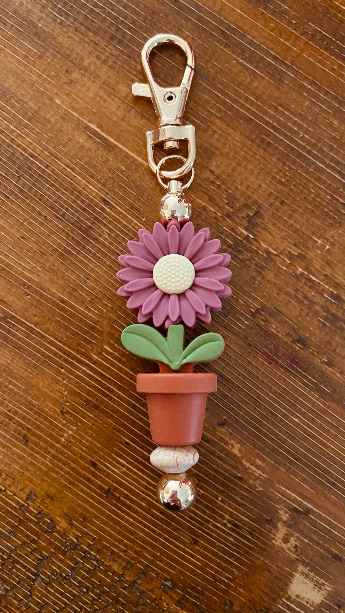 Key Ring - Flower Pot