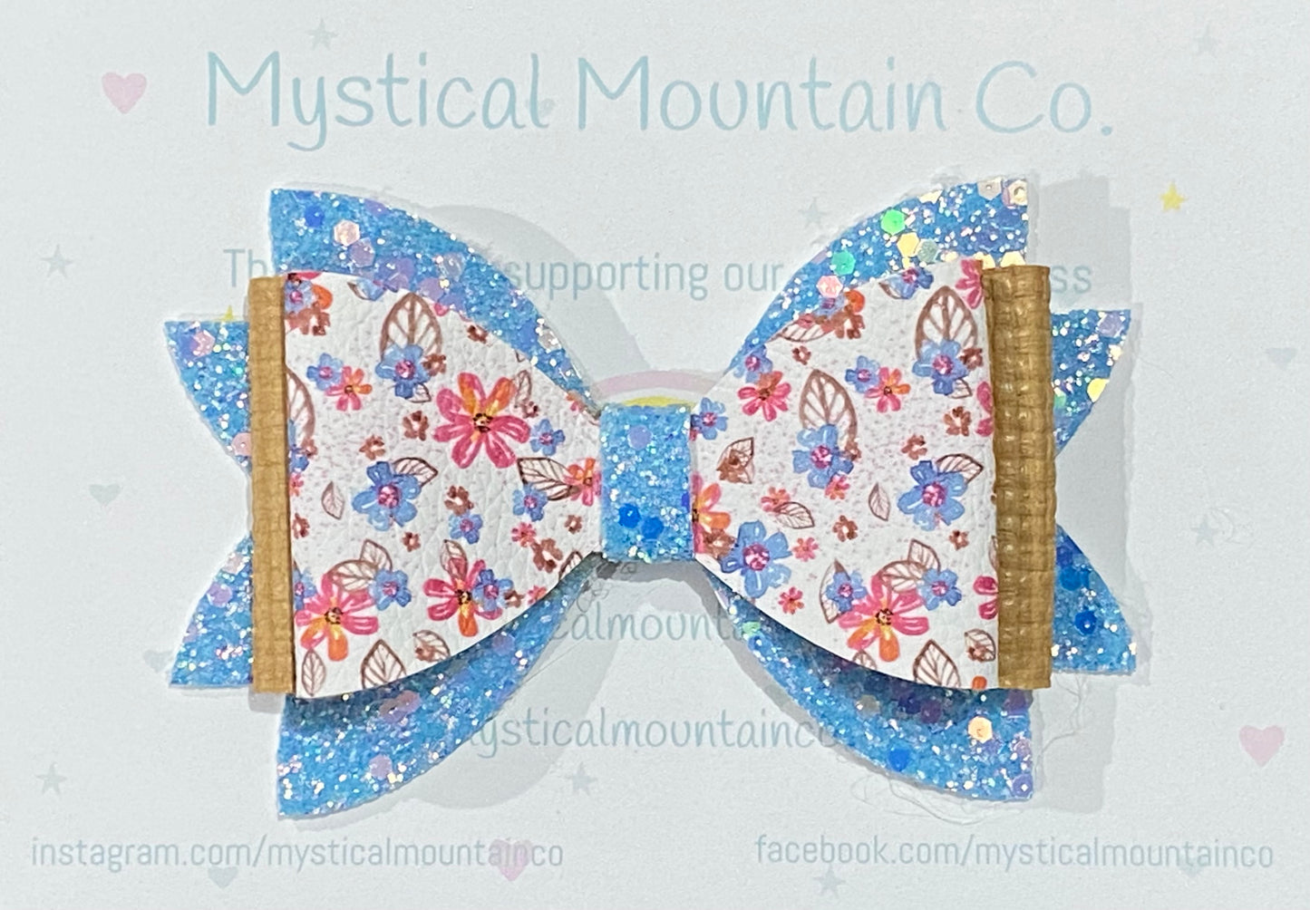 Bow (triple layer) - Flower Feathers