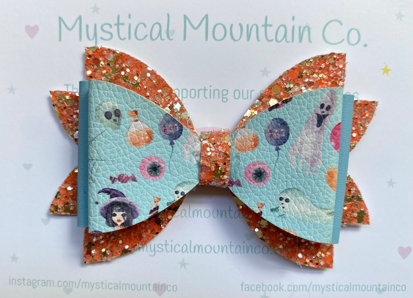 Bow (triple layer) - Halloween mix