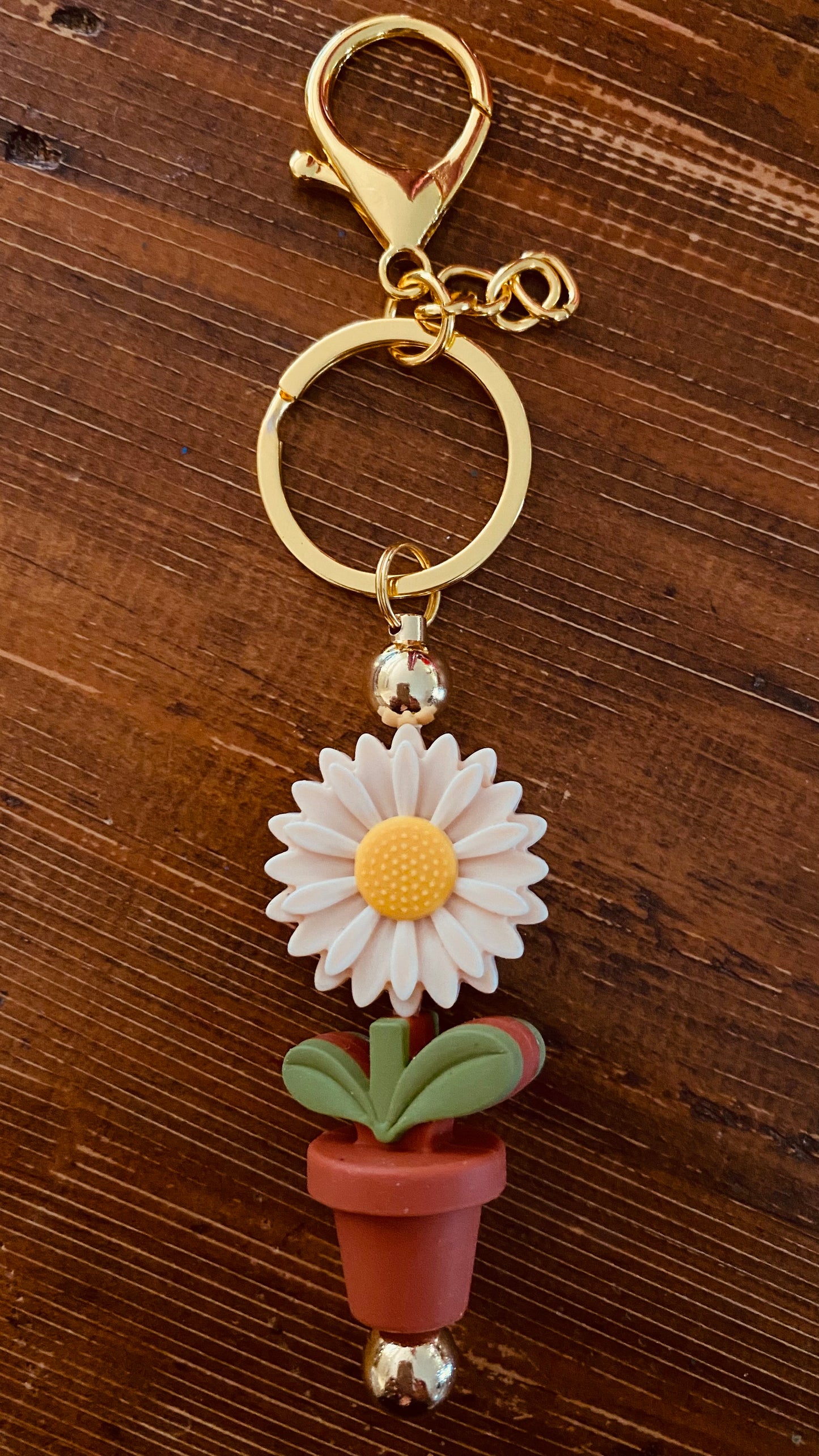 Key Ring - Flower Pot