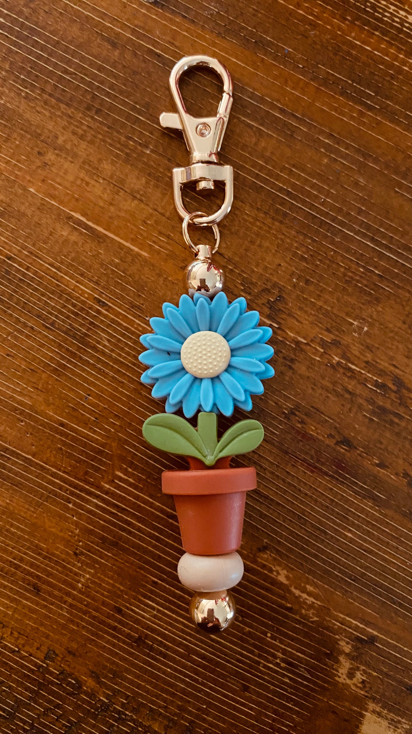 Key Ring - Flower Pot