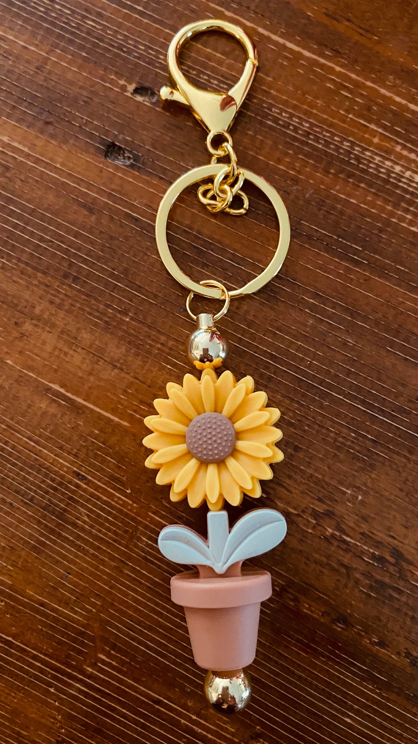 Key Ring - Flower Pot