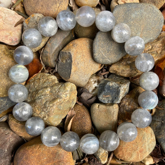 Bracelet - Labradorite - 8mm round stome