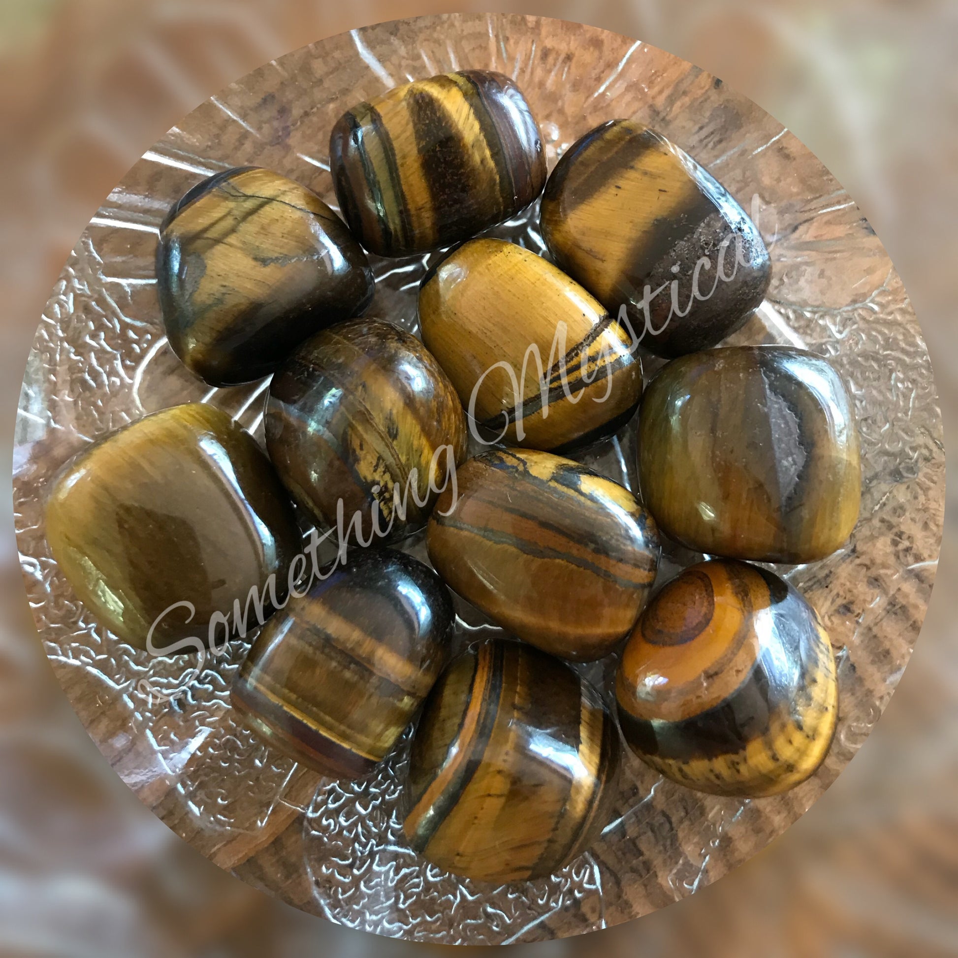 Tiger's Eye tumble stone