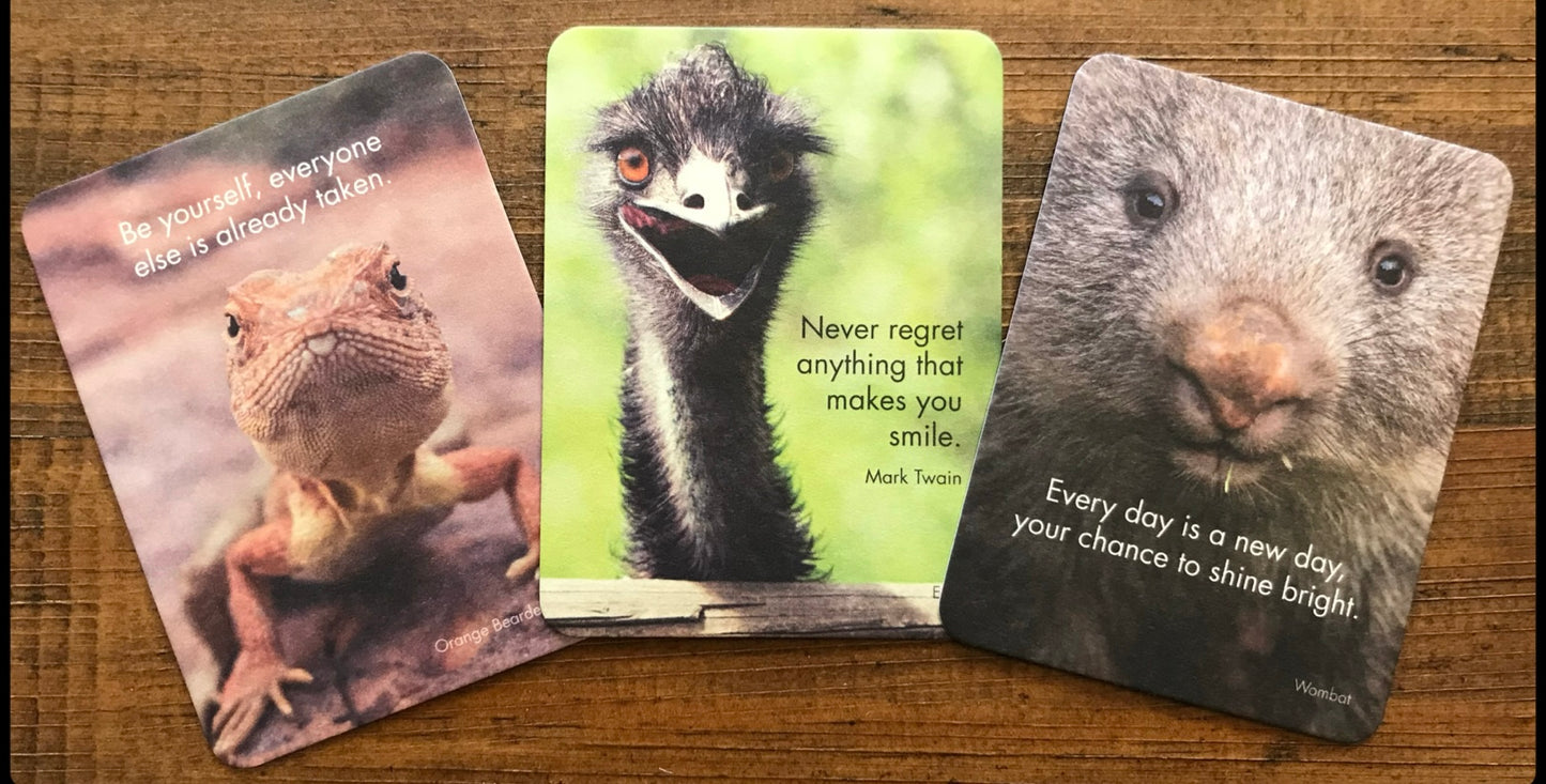 ‘Fair Dinkum Originals’ Affirmation Cards & Stand